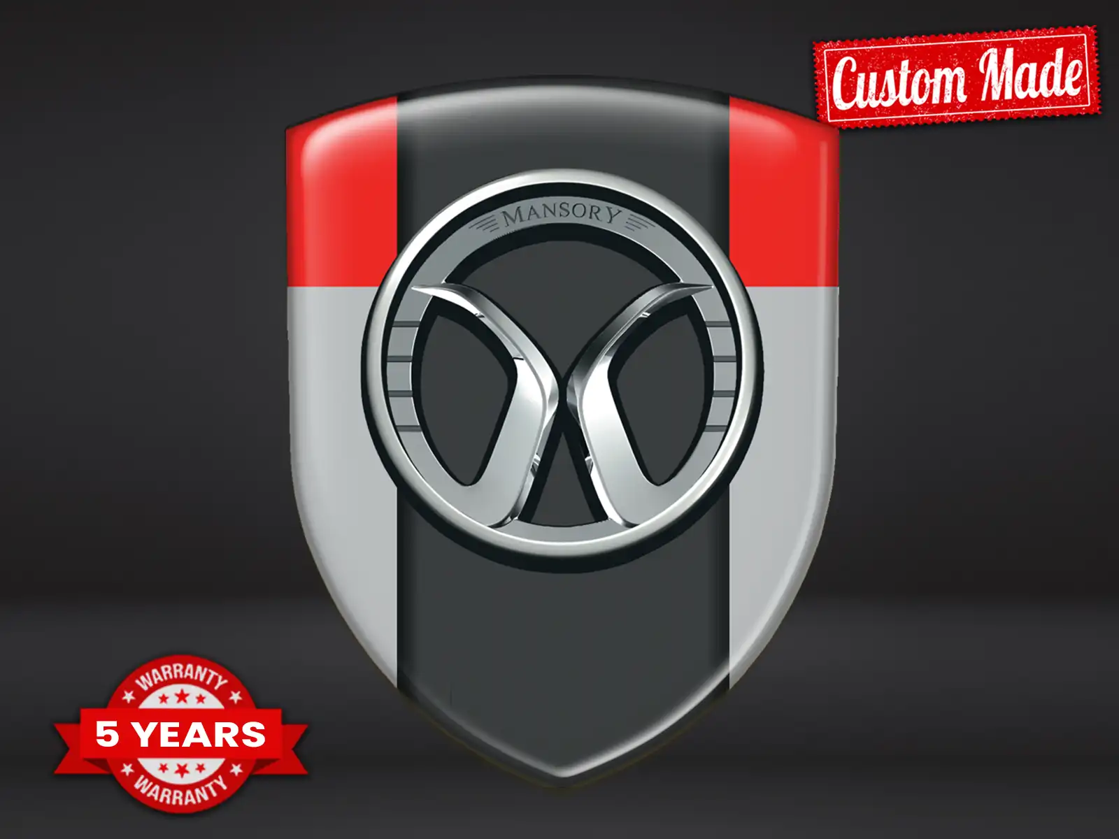 Mansory Pegatinas Logo Personalizadas Estilo Máximo Resistente Pro
